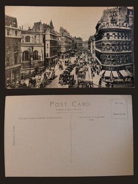 10/$25 Vintage Unused Queen Victoria Street London Photo Postcard